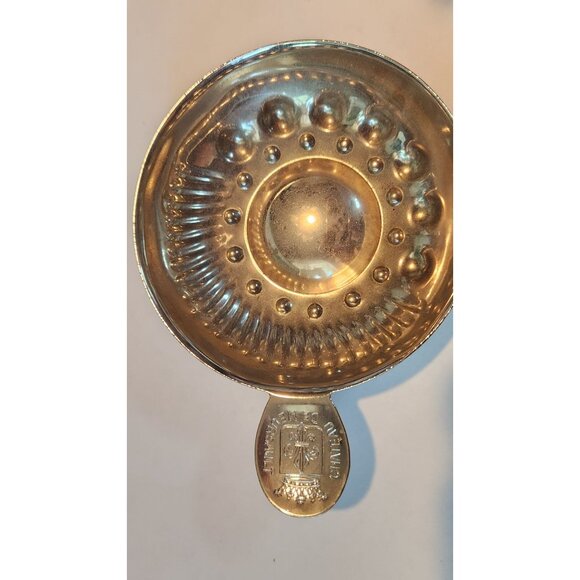 Sommeliers tasting cup A shallow Chateau De Meupsault, silver tastevin tradition - Picture 10 of 15